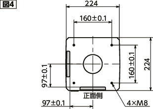 RSA-ME-224-500-D｜ロボットスタンド - 三菱電機製ロボット対応 B 224