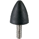 ゴムバンパ - ねじつき - 円錐形状（おねじ）