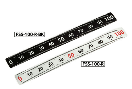 FSS-300-R｜スケールステッカ（横型） L 308｜NBK【鍋屋