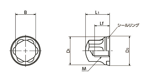 SCNL-HD-E｜フランジ付き六角袋ナット - ハイジェニックデザイン｜NBK