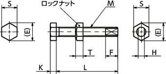 NSBFH-8-60｜ストッパボルト - リニアガイド用ストッパ対応 M(細目