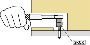 SKCK六角ソケット(ねじ保持機能つき)