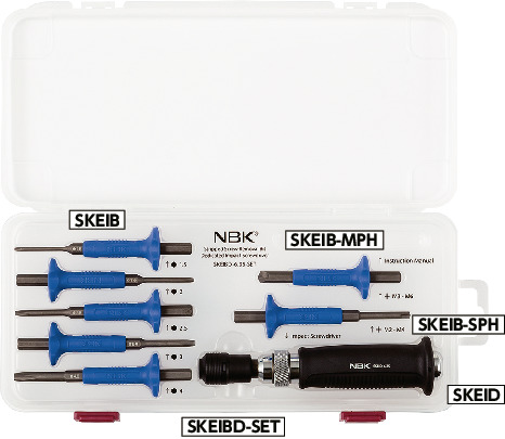 SKEIBD-SET｜リセス破損ねじ取りはずしビット ・ インパクトドライバ